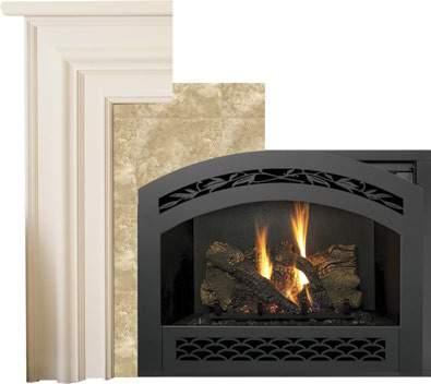 Ceramic Tile Wall Sheeting Timber Frame Non-Combustible Material Around the Firebox In the above example a stone tile is applied over the firebox to create the