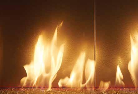 pgrade Options Choice of Liners (Required) These contemporary liners provide a dramatic backdrop to the dancing flames