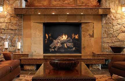 Tall, vibrant flames dance behind premium disappearing ceramic glass a material so non-reflective your guests will believe they re looking at an open fire.