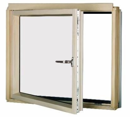 sash opposite to the hinged side. This roof window is suitable for use on roofs with pitches between 15-55.