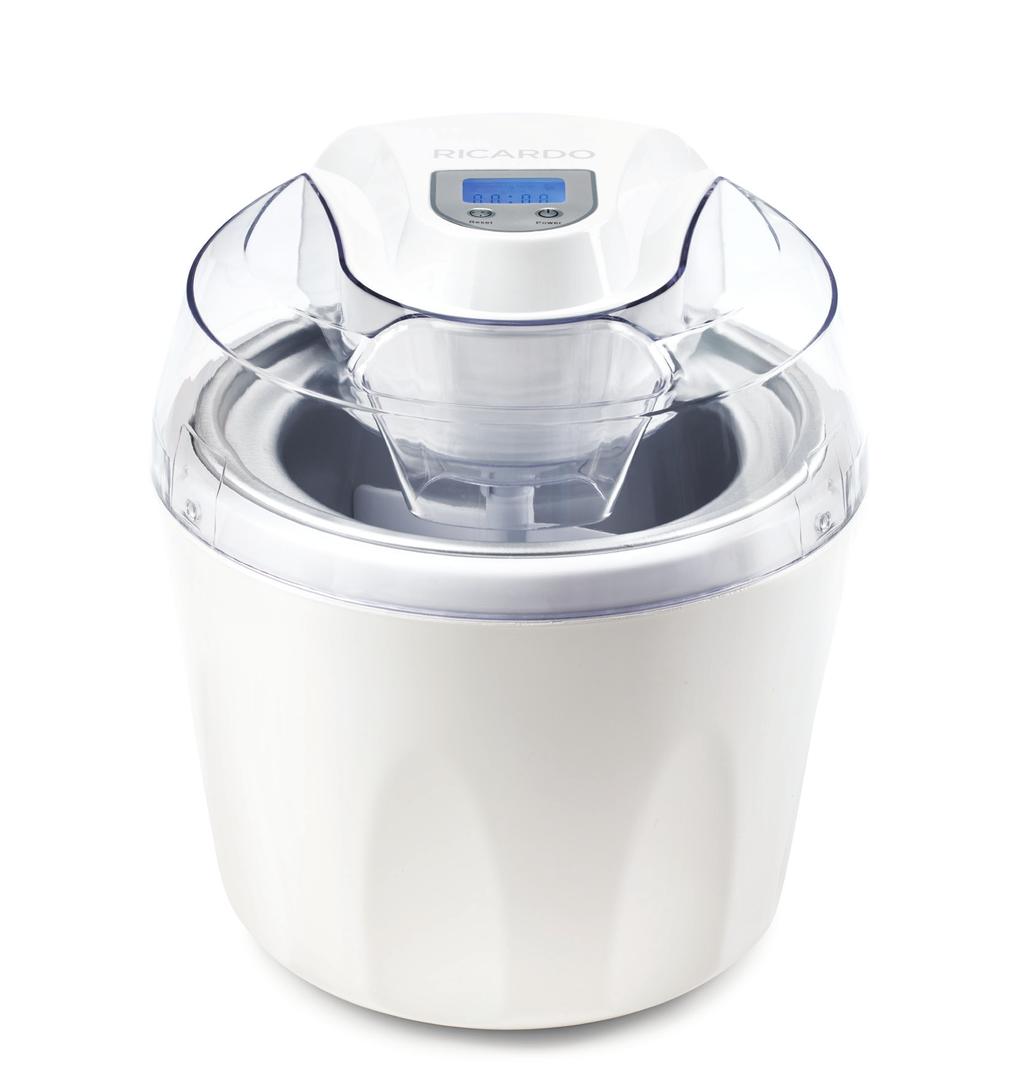 Ice Cream Maker USER CARE AND INSTRUCTION MANUAL Thank you for purchasing the RICARDO ice
