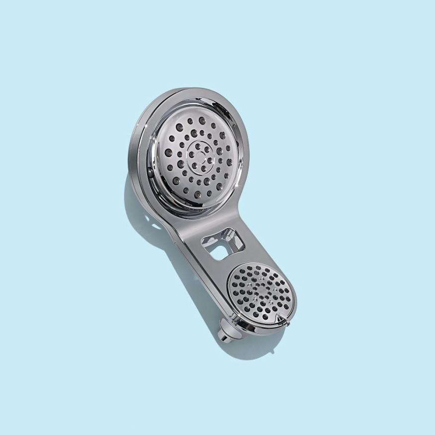The unit is designed to fit a standard shower arm and can be installed in minutes, the company says. The shower head is WaterSense labeled and flows at a rate of 2.