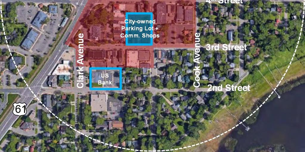 parkand-ride spaces, maintain 4 th Street existing parking