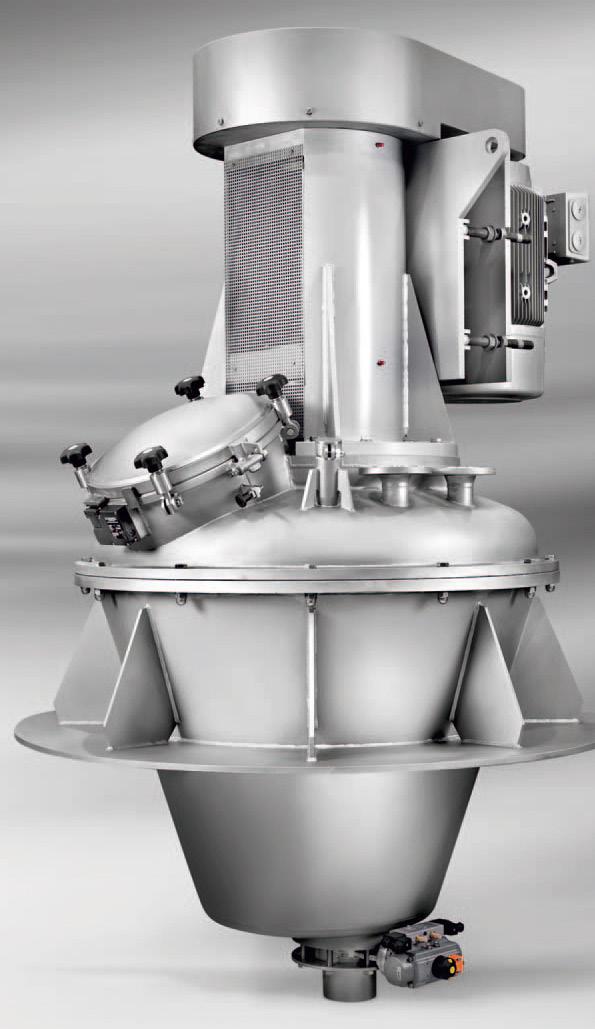 Batch Mixing of viscous/paste-like products in a vertical system Wet Mixer NOHK for food applications The Wet Mixer NOHK is suitable for processing viscous to pasty and poor-flow products.