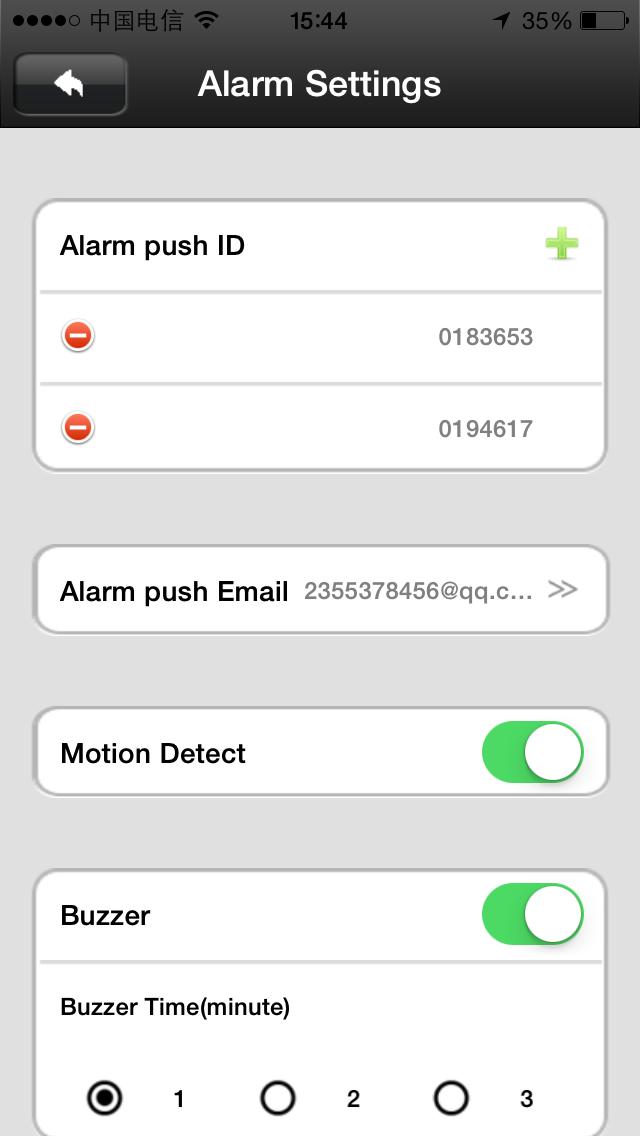 Push Email-->Motion Detection-->Buzzer 2 One key to ARM