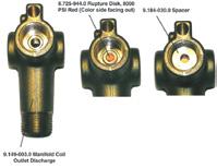 Two-Gun Tee Coupler Two-Gun Tee Coupler makes switching from one gun to two a snap. 3/8" quick coupler fittings good up to 4000 PSI.