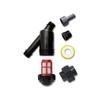 Foam nozzle for connection to lance and HP chemical injector with precision 0-5% metering valve. The machine specific nozzle kit has to be ordered separately. Order no. 2.640-691.