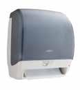 Paper Towel Dispensers Improved B-2974 Automatic Surface-Mounted Roll Towel Dispenser Improved activation and delivery system are more user friendly. Satin-finish stainless steel.
