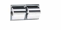 Chrome-plated plastic spindles hold rolls up to 140mm diameter (1800 sheets). Width 318 Height 51 Depth 100 B-6867 Similar to B-686, but with satin finish. B-7686 Similar to B-686.
