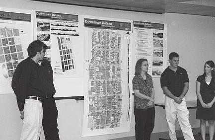 52 provided by the community. The design concepts and ideas developed by the planning teams related to the residents of Delano, their opinions and their environments.