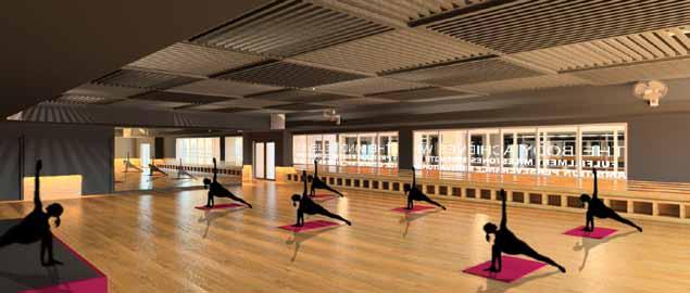 GYM McComas, Virginia Tech Concept: The concept for this project came from the contrast between the mind and body style of fitness and the strength style of fitness.