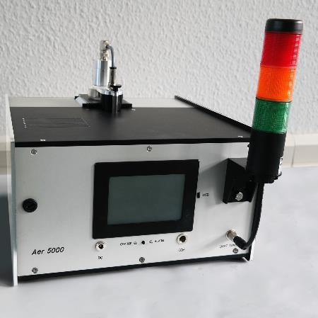 The unit is very suitable for limited space conditions due to its compact design. The aerosols will be deposited on the surface of a filter by the internal pump and will be analysed by spectroscopy.