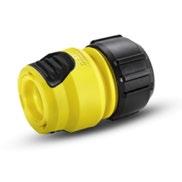 1 2 3 4 5 6 7 8 9, 11 10 Connectors/Tap adaptors Universal hose coupling Plus 1 2.645-193.0 Universal hose coupling plus with soft plastic recessed grips for comfortable handling.