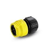 0 Universal hose coupling plus with Aqua Stop and soft plastic recessed grips for comfortable handling. Compatible with all click systems. 3 2.645-192.