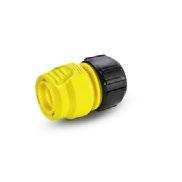 0 Universal hose coupling plus with Aqua Stop and soft plastic recessed grips for comfortable handling. Compatible with all click systems. 3 2.645-192.0 Universal hose coupling with Aqua Stop.