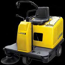 compact ride on machines can clean large floor areas very quickly.