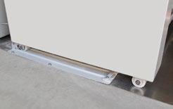 MOVEMENT RAILS (T1) This option is essential for aiding access to the feeder and for cleaning and maintenance work, both on the