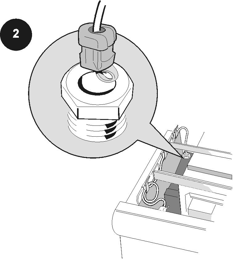SERVICING 42 OVERHEAT THERMOSTAT 1. Remove the split pin from the overheat thermostat pocket and remove the phial. 2. Unclip the capillary from its clips on the casing side panel. 3.
