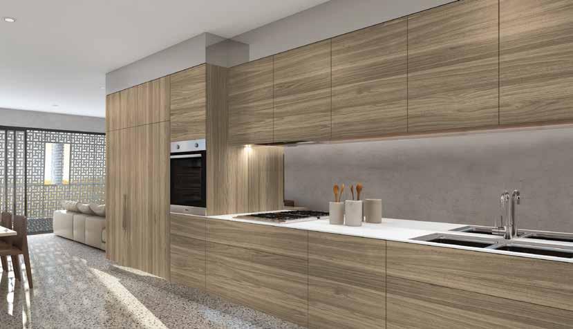to a good start. Our kitchens gain expression and life through intelligent combinations of colours and sophisticated surfaces.