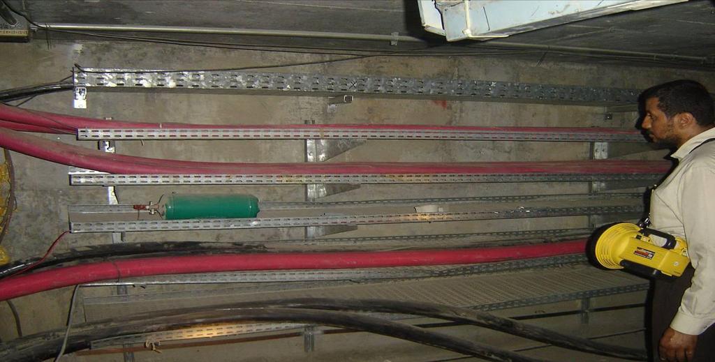 If the cables are spaced well apart from each other, then we would recommend that the Firetrace Detection Tube is installed just above each cable run, supported in some way so that actuation is