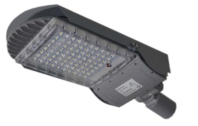 DATASHEET 12 LED STREET LIGHT 100W - 150W Certifi ed 118 Lumen per watt Designed to offer excellent performance, reduced energy savings and a maintenance free solution with a 5 year warranty The LED