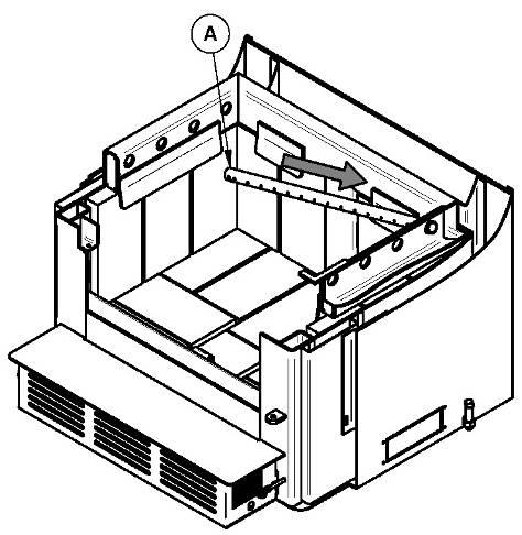Appendix 6: Secondary Air Tubes and Baffle Installation 1. Starting with the rear tube (A), lean and insert the right end of the secondary air tube into the rear right channel hole.