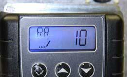 The display may now show RR 10 as shown in picture below.