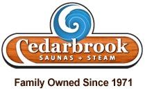 Cedarbrook Sauna + Steam Family owned and operated since 1971 We build cedar saunas, kits, sauna doors,