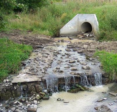 ACTIONS THAT HARM STREAMS AND ARE UNSAFE 1. Wash water flowing into stream 2. Garden chemicals applied close to stream 3. Exposed earth allowed to wash into streams 4.