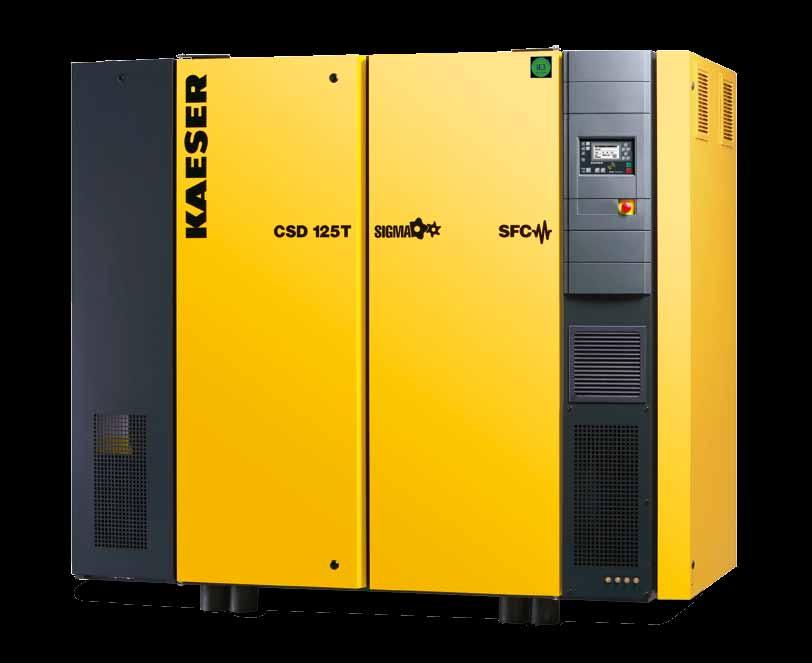 CSD(X) Series Modular design CSD/CSDX Setting the standard KOMPRESSOREN pushes the boundaries of compressed air efficiency once again with its latest generation of CSD and CSDX series rotary screw
