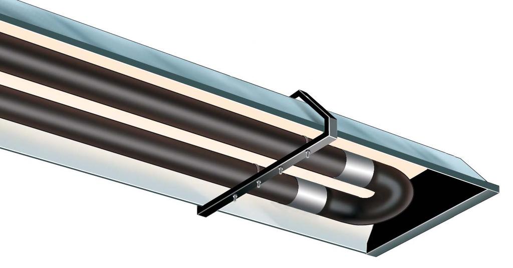 Standard U tube radiant heater Vision (RVSXE) Burner Burner Burner Vision improves temperature distribution along the entire length of the heater Tube finish CALCOAT tubes a high technology process