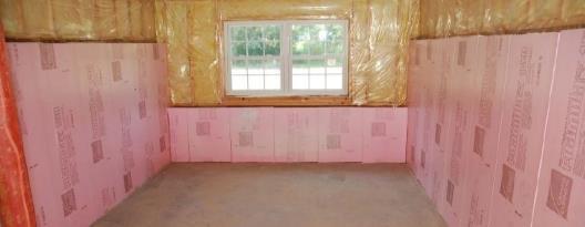 including foundation walls Floors and ceilings Foam board or