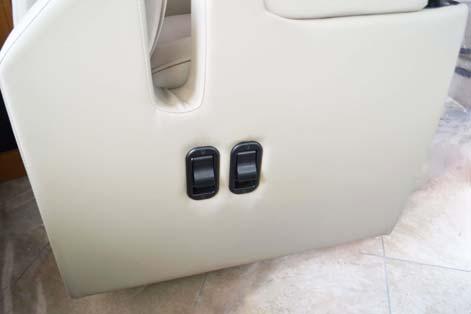 SECTION 3 DRIVING YOUR MOTORHOME Lift to Adjust Backrest Passenger Seat (right hand side of seat) -Typical View Lift to Swivel Multi-Adjustable Power Seats If Equipped Position the tilt wheel down