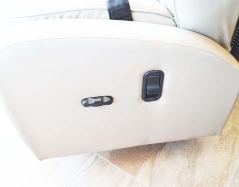 Armrest Adjustment If Equipped The armrests may be swung upward out of the way for easy exit or access to the front seats.