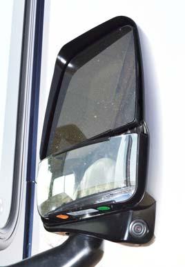 adjustment by rotating the mirror head. Sideview Camera ACCENT LED LIGHT STRIPS (FRONT) The front of your motorhome is equipped with Accent LED Light Strips.