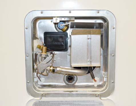 SECTION 4 APPLIANCES AND SYSTEMS Be sure the water heater is filled with water before starting either electric or propane gas operation.