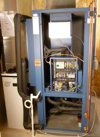 Component Cleaning: Geothermal Air Handler Same components as normal furnaces, fan,