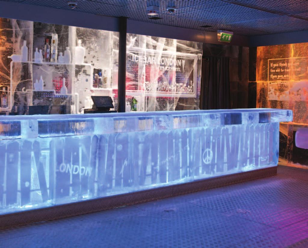 CASE STUDY - Daikin keeps London ICEBAR cool The ICEBAR BY ICEHOTEL at Heddon Street, London, is a cold sensory environment where the walls, bar, tables and even the cocktail glasses are hand crafted