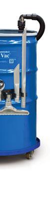 EXAIR's compressed air operated High Lift System attaches quickly to any closed head 30, 55 or 110 gallon drum.