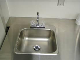 S. Bar Sink w/faucet Single Stage