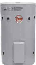 Rheem Electric 50L 191050,191050/P 1 Indoor/ Outdoor 7 WYEAR CYLINDER A R R A N T Y Small diameter - 400mm Designed for restricted space installations Dual handed connections Plug & lead models 2.