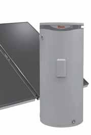 Rheem Loline 270L 511271 2-5 Indoor/ Outdoor Split system design vitreous enamel lined cylinder installed at ground level Limited frost protection 4 Booster choice of electric element or 6-Star