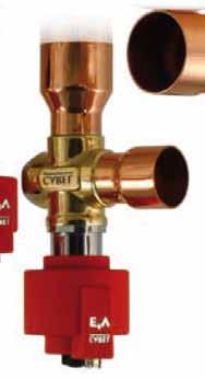 These valves, via an electronic driver, a temperature sensor and a pressure transmitter, are able to