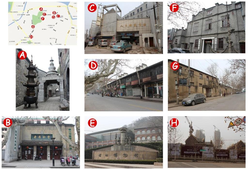 5.2.5 Photos of surrounding area Image 5-13 Photos of the surrounding area A: The new historic tourist center in Xijindu historic district. B: The traditional Chinese medicines shop.