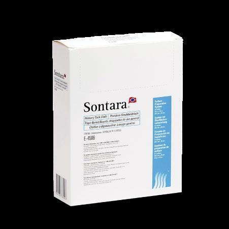 SONTARA SPS PRIMARY TACK CLOTH - ¼ FOLDED Product code: 2041 Product name: SONTARA SPS PRIMARY TACK D 1357 8924 Colour / Material: Green / T420 Grams/m2 (gsm): 78 Sheet size: 305mm x 457mm Packaging: