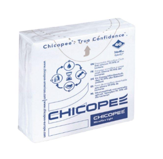 CHICOPEE MICROFIBRE LIGHT (Healthcare) Chicopee Microfibre Light cloth provides the same superior cleaning performance as traditional woven microfibre cloths without the risk of cross contamination.