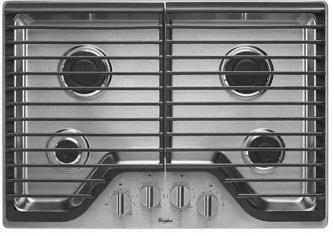 Cooktop WCG51US0DS or 36 WCG51US6DS Reg 699 27 Single