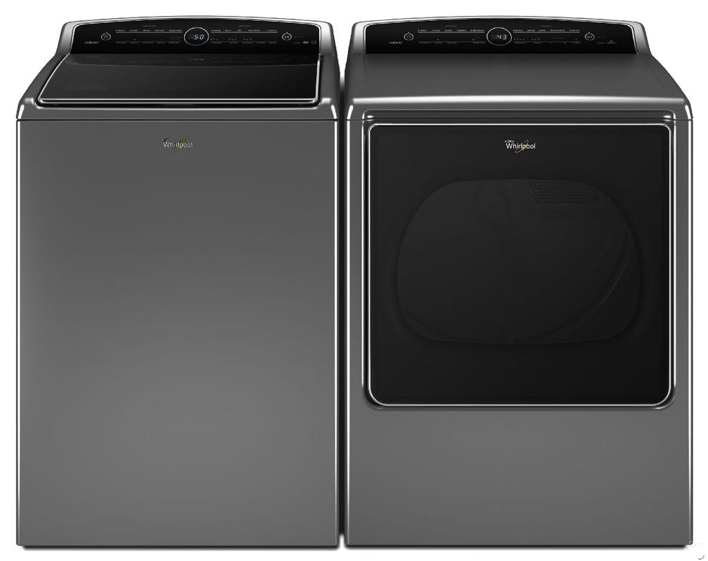 Washer with WTW8500DC & 8.7 Cu. Ft.