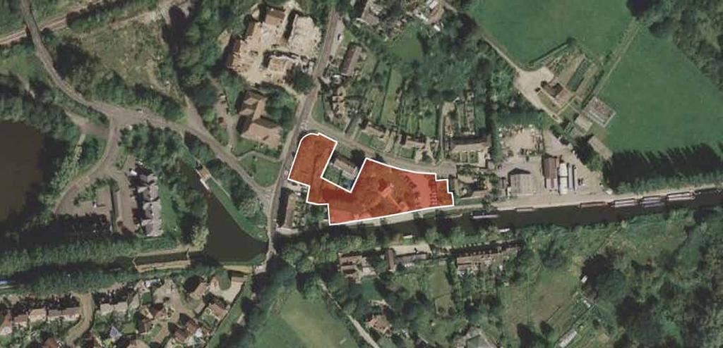 aerial view of site The redevelopment of the site would generate much needed