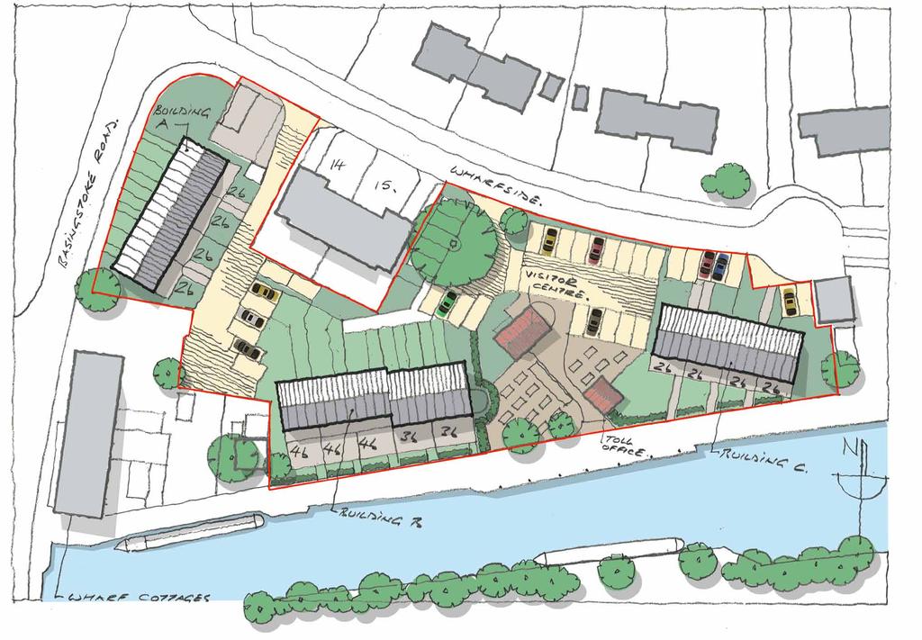 4 site plan Development Objectives Site Layout l To provide a high quality residential accommodation in an attractive and sustainable architectural design, respecting the character of existing